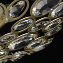 Nowoczesna lampa sufitowa na 6 żarówek, złote wykończenie MW-LIGHT Crystal 345012406