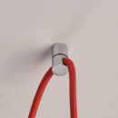 Nowoczesna lampa wisząca chromowane kule LED, czerwone przewody Cottbus MW-Light 492014406