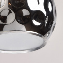 Nowoczesna lampa wisząca chromowane kule LED, czerwone przewody Cottbus MW-Light 492014406