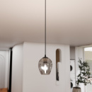 Nowoczesna lampa wisząca ISTAR 1 BL GRAFIT Emibig 680/1