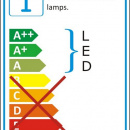 Nowoczesna lampa wisząca LED w kształcie okręgu idealna do jadalni RegenBogen -  661010101