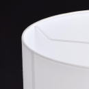 Nowoczesna lampa wisząca z okrągłym, białym kloszem MW-Light Megapolis 453011003