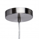 Nowoczesna lampa wisząca z okrągłym, białym kloszem MW-Light Megapolis 453011003