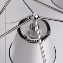 Nowoczesna lampa wisząca ze stali nierdzewnej ze srebrnymi abażurami Chiaro 612010306