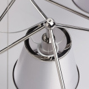 Nowoczesna lampa wisząca ze stali nierdzewnej ze srebrnymi abażurami Chiaro 612010306