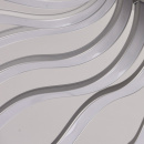 Nowoczesne, futurystyczne oświetlenie sufitowe LED w stylu falistym RegenBogen 496013724