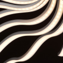 Nowoczesne, futurystyczne oświetlenie sufitowe LED w stylu falistym RegenBogen 496013724