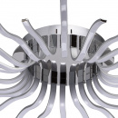 Nowoczesne, futurystyczne oświetlenie sufitowe LED w stylu falistym RegenBogen 496013724