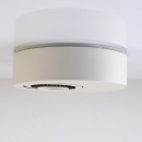 Nowoczesne okrągłe oświetlenie sufitowe LED z czarnym, obrotowym spotem 637016401