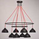 Nowoczesne oświetlenie do dużego pomieszczenia MW-LIGHT Loft 8 żarówek 696010708