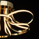 Nowoczesne oświetlenie sufitowe złote LED 30W DeMarkt Techno 496017708