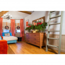 Nowoczesny czarny żyrandol kula z elementami stylu średniowiecznego 249017208