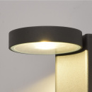 Nowoczesny kinkiet zewnętrzny LED z czujnikiem światła MW-LIGHT Street 807022001