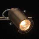 Nowoczesny, obrotowy, 3-drożny reflektor halogenowy w kolorze mosiądzu miodowego 551020603