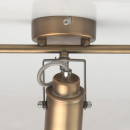 Nowoczesny, obrotowy, 3-drożny reflektor halogenowy w kolorze mosiądzu miodowego 551020603