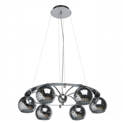 Nowoczesny żyrandol chromowany MW-LIGHT Techno Kosmos 1120206