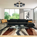 Nowoczesny żyrandol Megapolis- na osiem żarówek 721010408