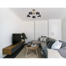 Nowoczesny żyrandol Megapolis- na pięć żarówek 721010205