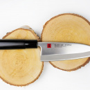 Nóż Deba Kasumi Tora 16,5 cm czarna rękojeść z magnolii K-36850