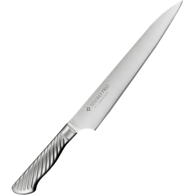 Nóż do porcjowania stalowy 21 cm Tojiro Pro VG-10 F-896