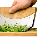 Nóż i deska do siekania ziół Sagaform Oval Oak SF-5015663