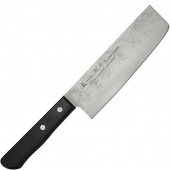 Nóż kuchenny do ziół i warzyw Nakiri Satake Nashiji Black Pakka 16cm 801-720