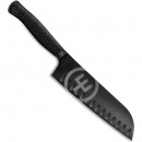 Nóż Santoku - azjatycki nóż szefa kuchni czarny 17 cm Wusthof Performer W-1061231317