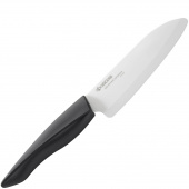 Nóż Santoku ceramiczne ostrze Kyocera Shin 14 cm FZ-140WH-BK