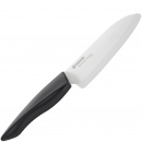 Nóż Santoku ceramiczne ostrze Kyocera Shin 14 cm FZ-140WH-BK