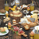 Noże do różnych rodzajów sera Oslo Boska dębowe uchwyty BO-320220