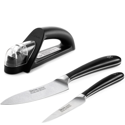 Noże kuchenne z ostrzałką ceramiczną Robert Welch Signature SIGSA20SPEC1