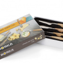 Noże małe do różnych gatunków sera Oslo Boska dębowe uchwyty BO-320218