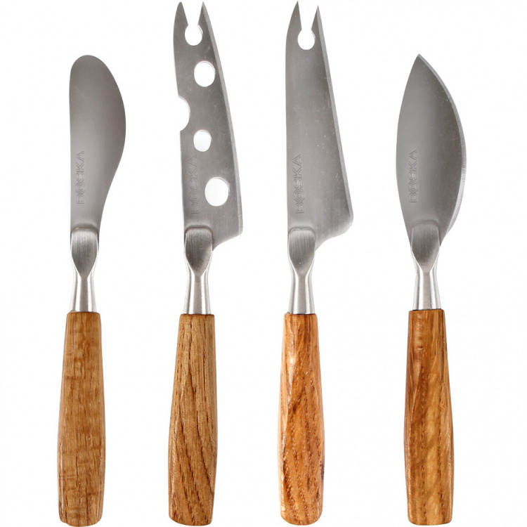 Noże małe do różnych gatunków sera Oslo Boska dębowe uchwyty