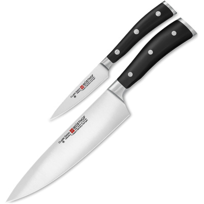 Noże - szefa kuchni 20 cm i do warzyw 9 cm Wusthof Classic Ikon W-1120360205