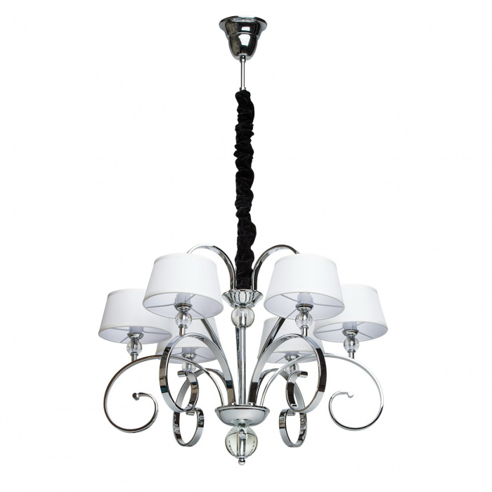 Okazały 6 ramienny żyrandol CHIARO Elegance