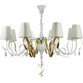 Okazały 8 punktowy żyrandol Intreccio Maytoni Classic ARM010-08-W