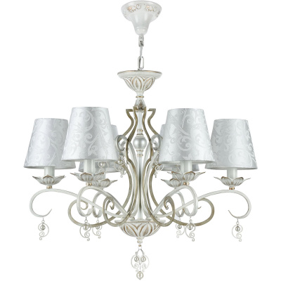 Okazały żyrandol Monile Maytoni Classic ARM004-06-W