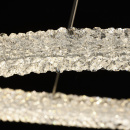 Okrągła lampa LED wisząca na stalowych żyłkach CHIARO zdalne sterowanie 498014001