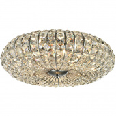 Okrągła lampa sufitowa z kryształów Broche Maytoni Classic DIA902-06-N