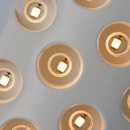 Okrągła ściemniana pilotem lampa sufitowa LED biała RegenBogen Hi-Tech 731010201