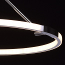 Okrągłe oświetlenie LED do dużego salonu RegenBogen Megapolis regulowane 661011801