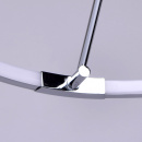 Okrągłe oświetlenie LED do dużego salonu RegenBogen Megapolis regulowane 661011801