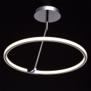 Okrągłe oświetlenie LED do dużego salonu RegenBogen Megapolis regulowane 661011801