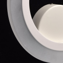 Okrągły, biały kinkiet LED RegenBogen Megapolis 661024401