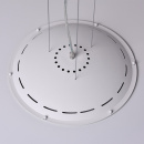 Okrągły plafon wiszący LED do nowoczesnego wnętrza MW-LIGHT Techno 674010101