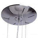 Okrągły plafon wiszący LED do nowoczesnego wnętrza MW-LIGHT Techno 674010101