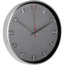 Okrągły zegar ścienny Hologram Karlsson czarny 30 cm KA5656BK