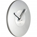 Okrągły zegar ścienny In Touch Nextime srebrny 3189 ZI