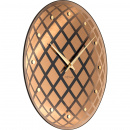 Okrągły zegar ścienny z wahadłem Pendula Nextime złoty 8185 CO