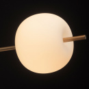 Oryginalna lampa wisząca białe kule LED Auksis De Markt Hi-Tech 722010404